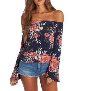 Billabong off the shoulder top